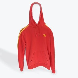Adidas Throwback Three Stripe Hoodie